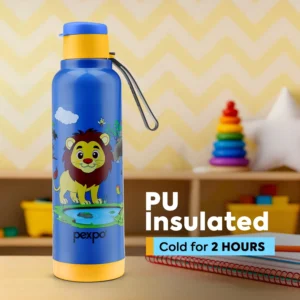 Pexpo Sonnet Kids Stainless Steel Water Bottle 700ml & 900ml Warm & Cold Insulated Leak Proof Sipper Bottle - Image 4