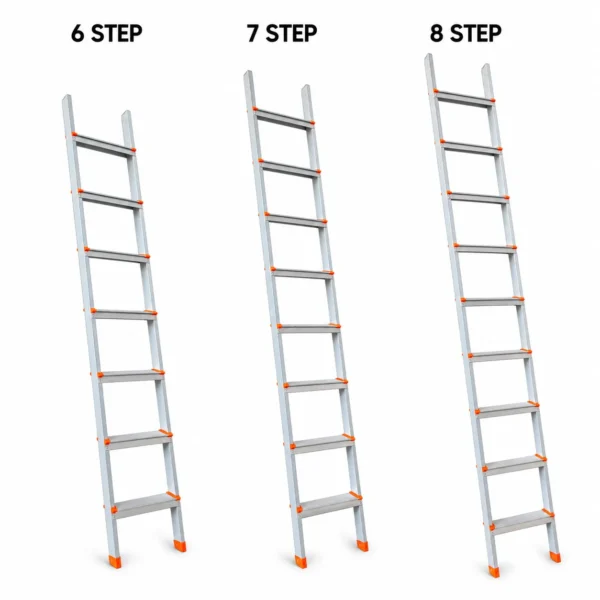 Qualis straight hybrid aluminium ladder