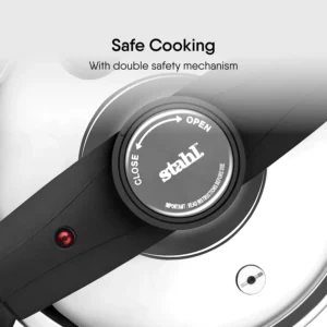 STAHL Versatil Triply Pressure Cooker 3L & 5L with Glass Lid | Induction Stainless Steel Cooker - Image 3