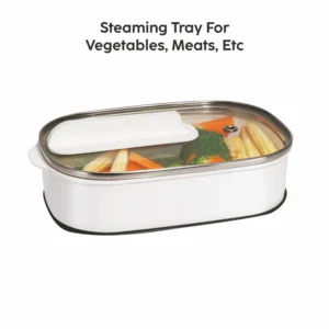 GLEN 3 in 1 Multi Food Steamer SA-3051MFS | Steam, Cook & Boil | 600W Electric Food Steamer - Image 5
