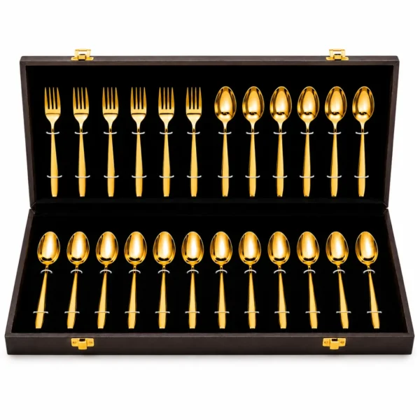 GOLD PVD CUTLERY SET
