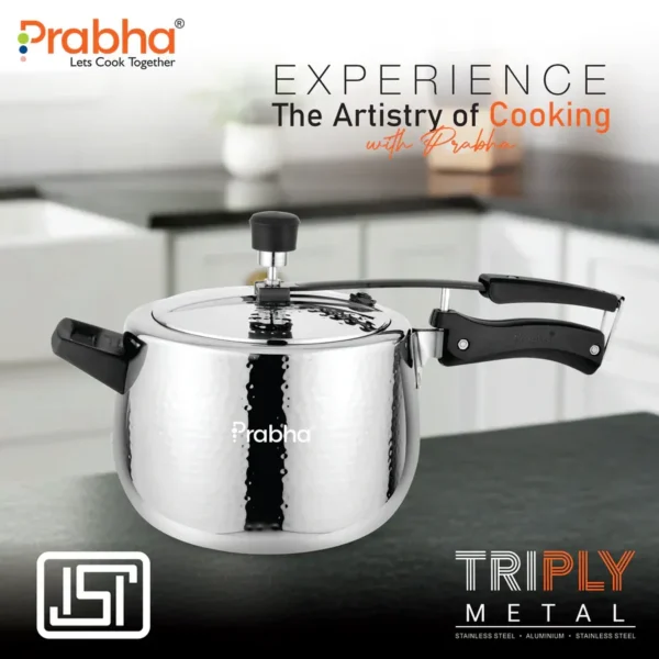 Prabha Prochef Curve Hammered Cooker_3
