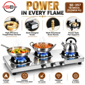 3BR SS GAS STOVE SE-357_2