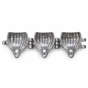 Aluminium 3 Fold Modak Mould | Traditional Modak Maker Sancha for Kitchen | Small, Medium & Large - Image 6