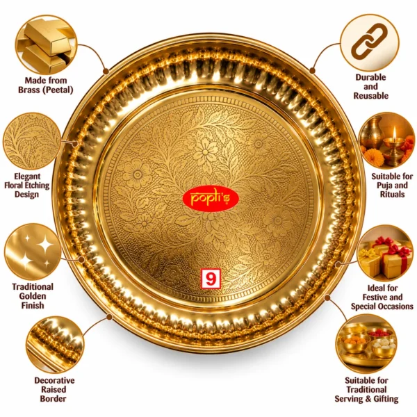 BRASS CHINA PLATE ITCHING
