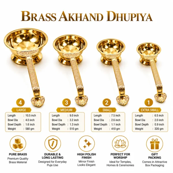 Brass Akhand Dhupiya_3