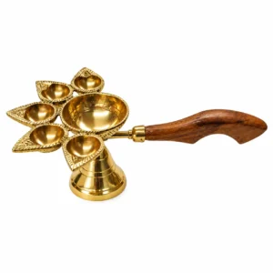 Brass Panch Arti wdn handle_1