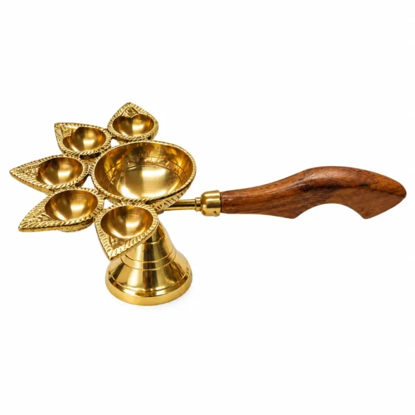 Brass Panch Arti wdn handle_1