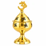 Brass apple goblet diya_1