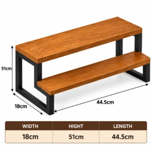 LW01 2 STEP SMALL WOODEN STAND_2