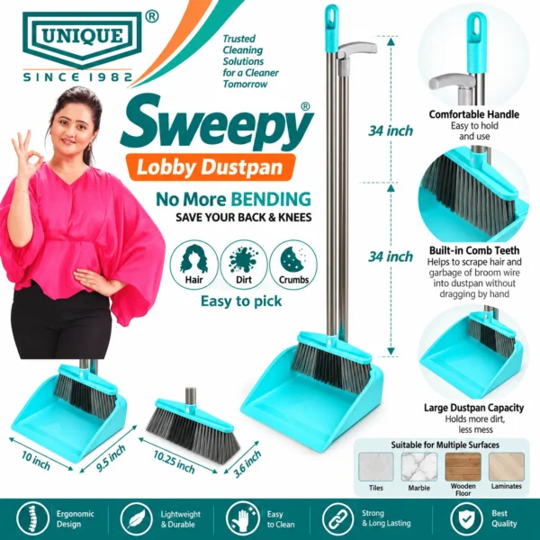 Unique sweepy dustpan with handle_3