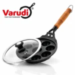 Varudi cast iron appa patra with glass lid