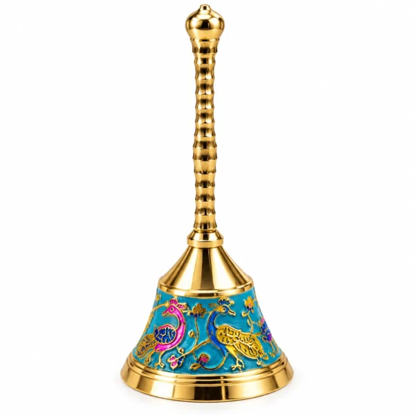 BRASS GHANTI MEENAKARI COLOR_1 BRASS GHANTI MEENAKARI COLOR_1