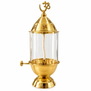 BRASS OM AKHAND DIYA_1