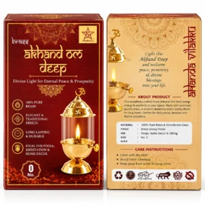 BRASS OM AKHAND DIYA_SPECIFICATION
