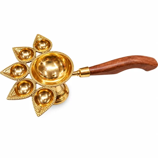 BRASS PANCH AART WOODEN_1 BRASS PANCH AART WOODEN_1