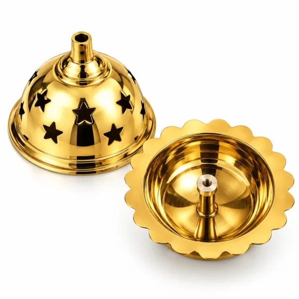 BRASS SUNFLOWER DIYA_2