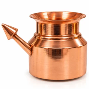 Pure Copper (Tamba) Jal Neti Lota | Traditional Copper Neti Pot with Long Spout for Nasal Cleansing - Image 3