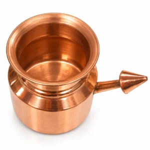 Pure Copper (Tamba) Jal Neti Lota | Traditional Copper Neti Pot with Long Spout for Nasal Cleansing - Image 5