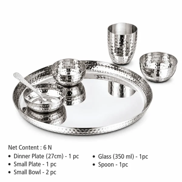 KE APPLE HAMMERED DINNER SET_2